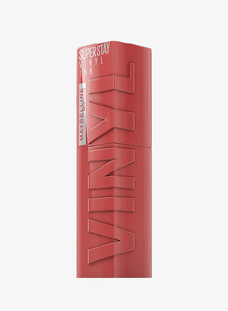 MAYBELLINE NEW YORK Super Stay Vinyl Ink Longwear Transfer Proof Gloss Lipstick - 15 Peachy
